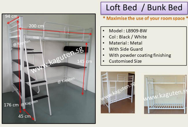 Metal Loft Bed Customise Loft Bed Singapore custom made loft bed